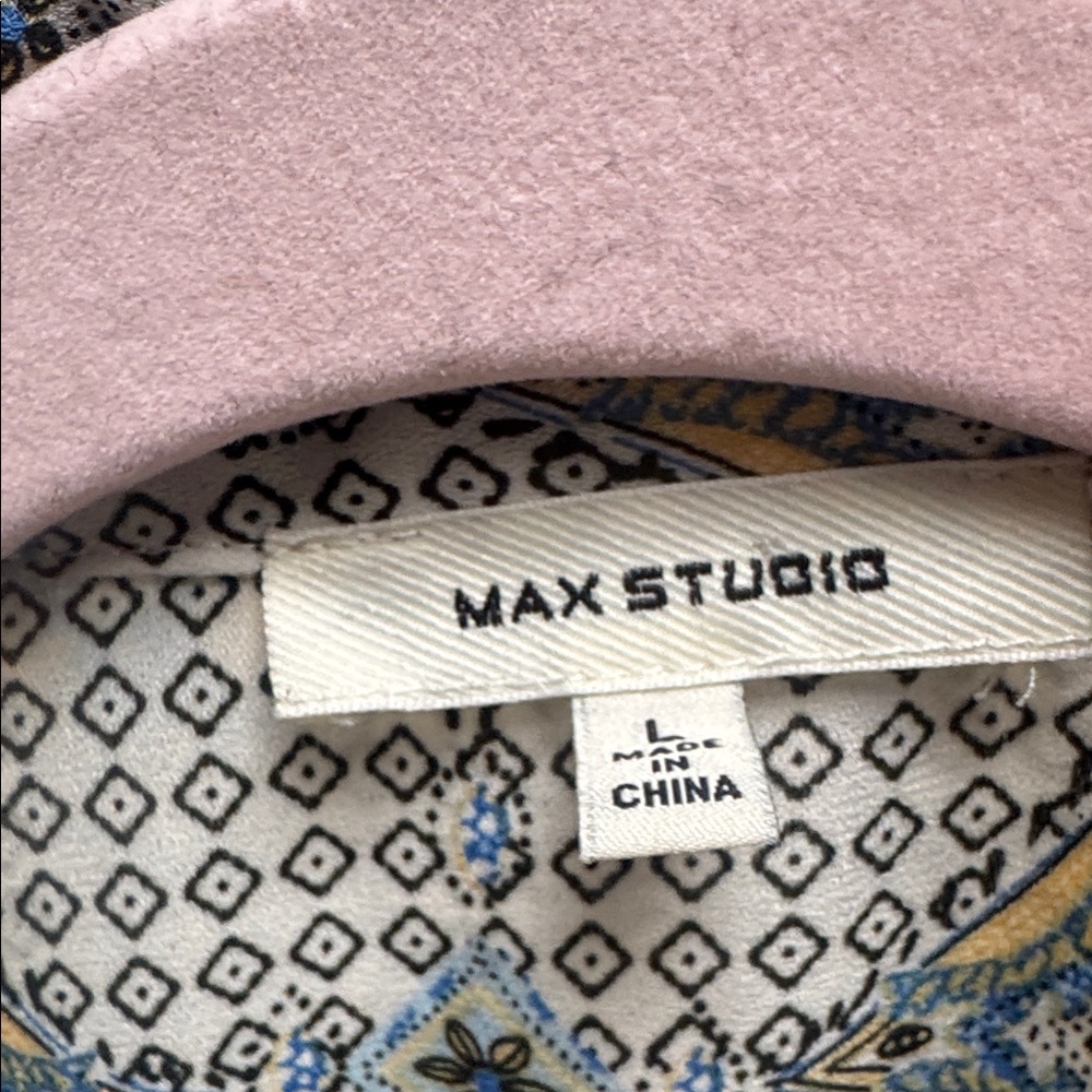 Max Studio Geometric Patterned Shirt Jacket - image 2